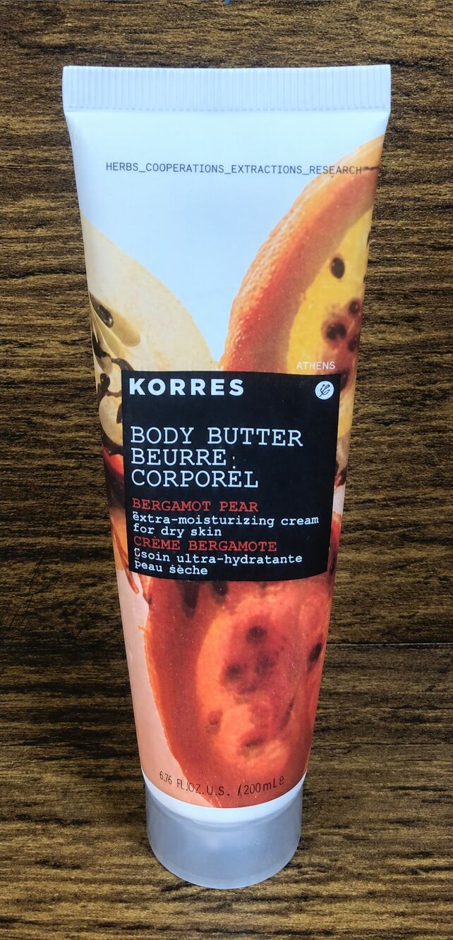 Korres Bergamot Pear Body Butter 1.69 oz New